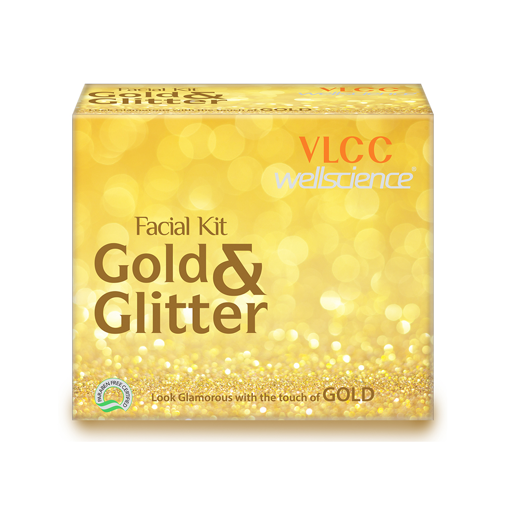 Gold & Glitter Facial Kit